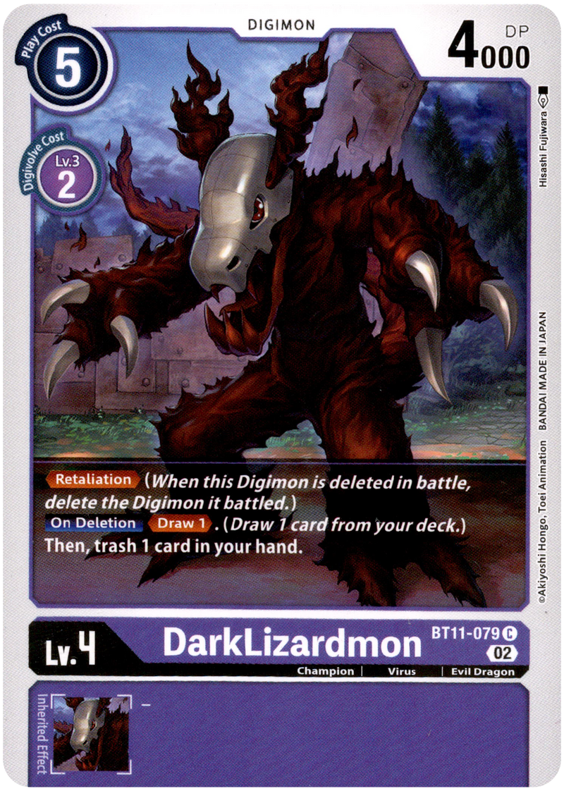 DarkLizardmon - BT11-079 C - Dimensional Phase - Card Cavern