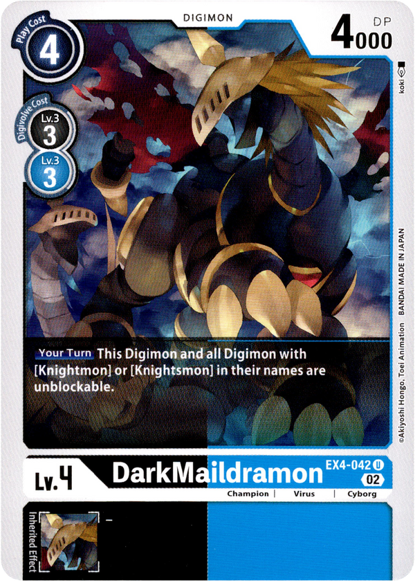 DarkMaildramon - EX4-042 U - Alternative Being - Card Cavern