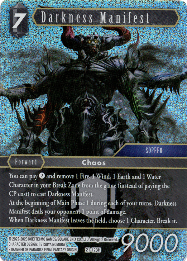 Darkness Manifest - 21-123H - Beyond Destiny - Foil - Card Cavern