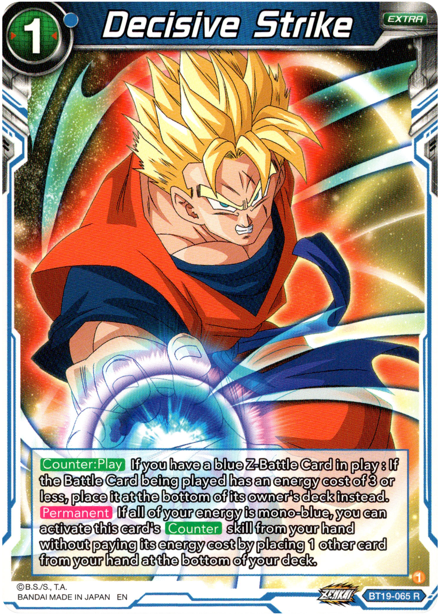 Decisive Strike - BT19-065 - Fighter's Ambition - Card Cavern