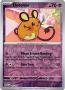 Dedenne - 036/091 - Paldean Fates - Reverse Holo - Card Cavern