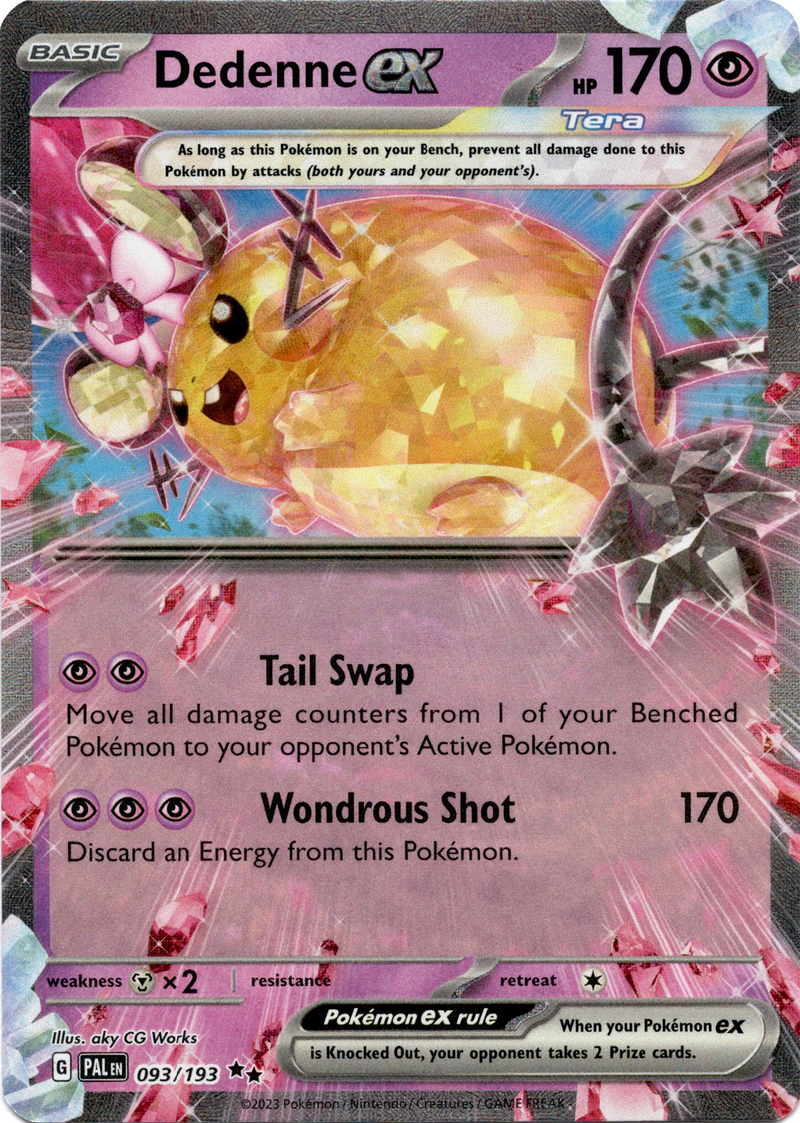Dedenne ex 093/193 - Holofoil SV02 Paldea Evolved
