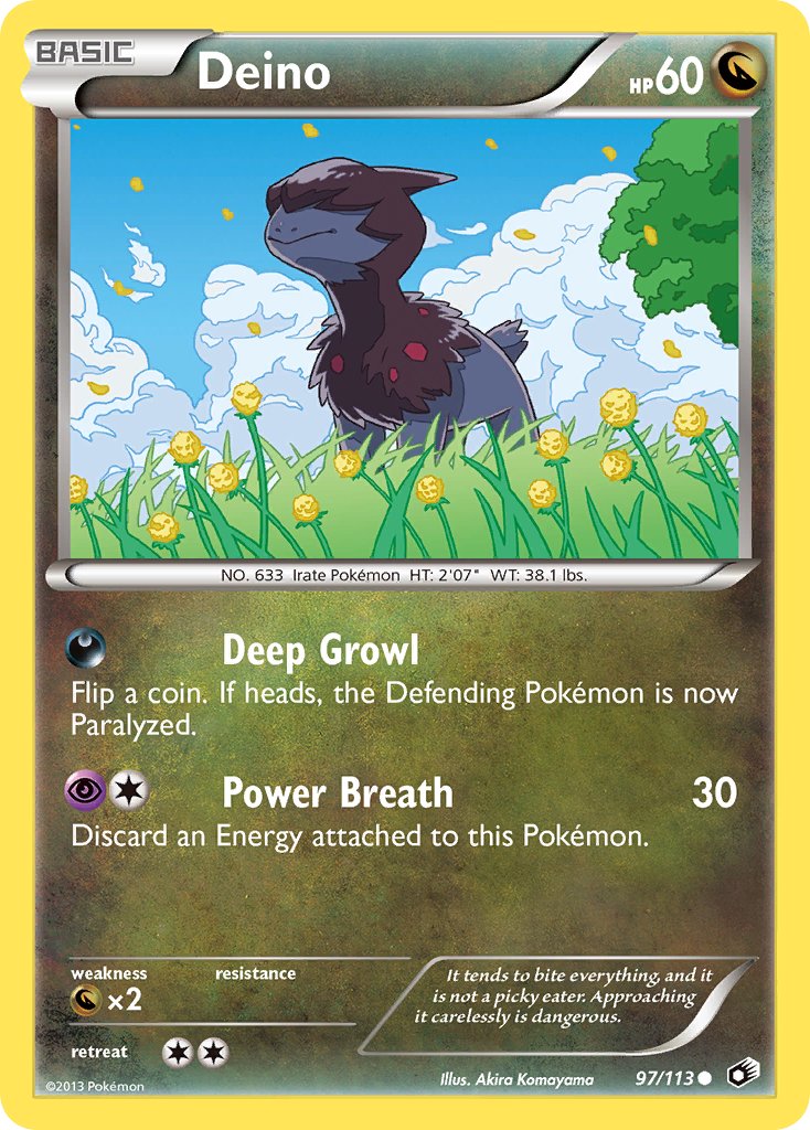 Deino - 97/113 - Legendary Treasures - Card Cavern