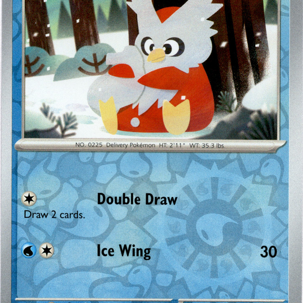 Delibird - 046/193 - Paldea Evolved - Reverse Holo Card Cavern Trading Cards, LLC Delibird - 046/193 - Paldea Evolved - Reverse Holo Card Cavern Trading Cards, LLC