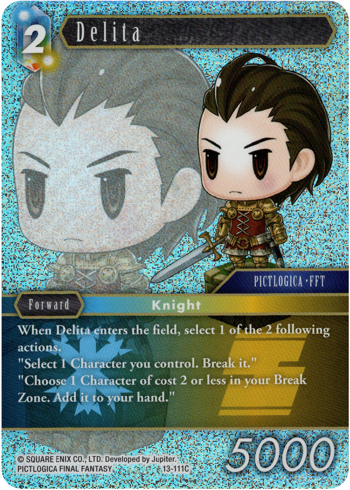Delita - 13-111C - Opus XIII - Foil - Card Cavern