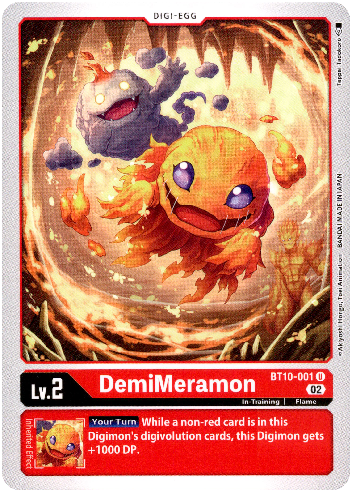 DemiMeramon - BT10-001 U - Xros Encounter - Card Cavern