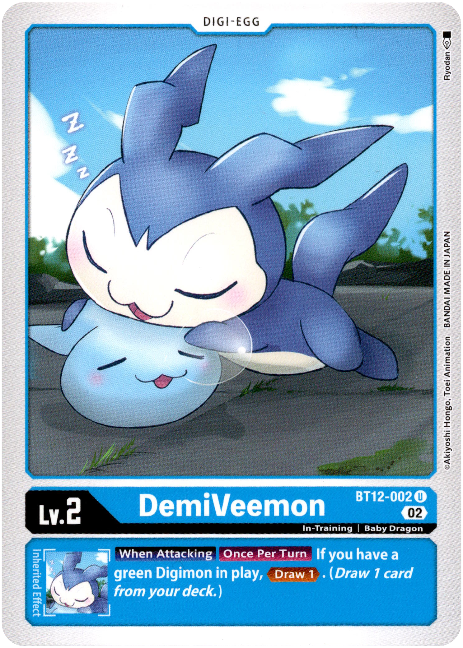 DemiVeemon - BT12-002 U - Across Time - Card Cavern