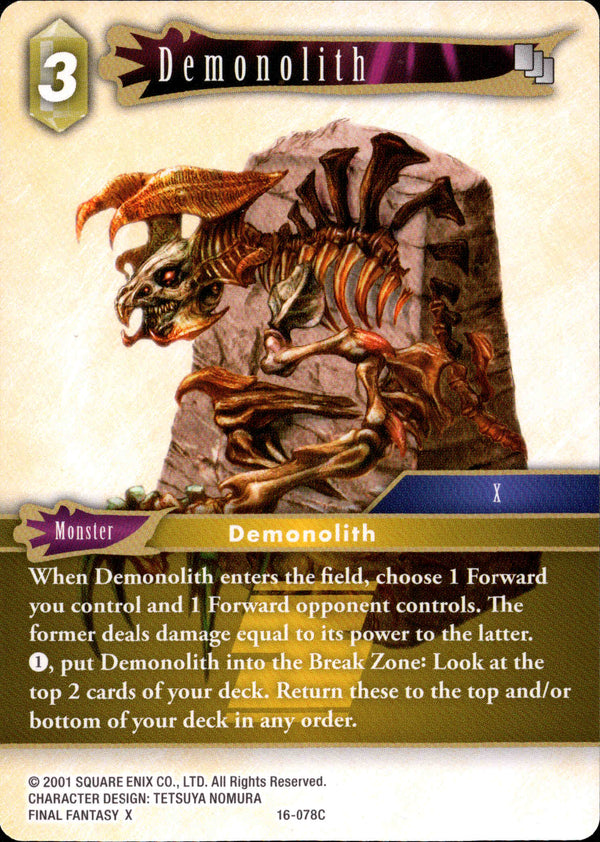 Demonolith - 16-078C - Emissaries of Light - Card Cavern