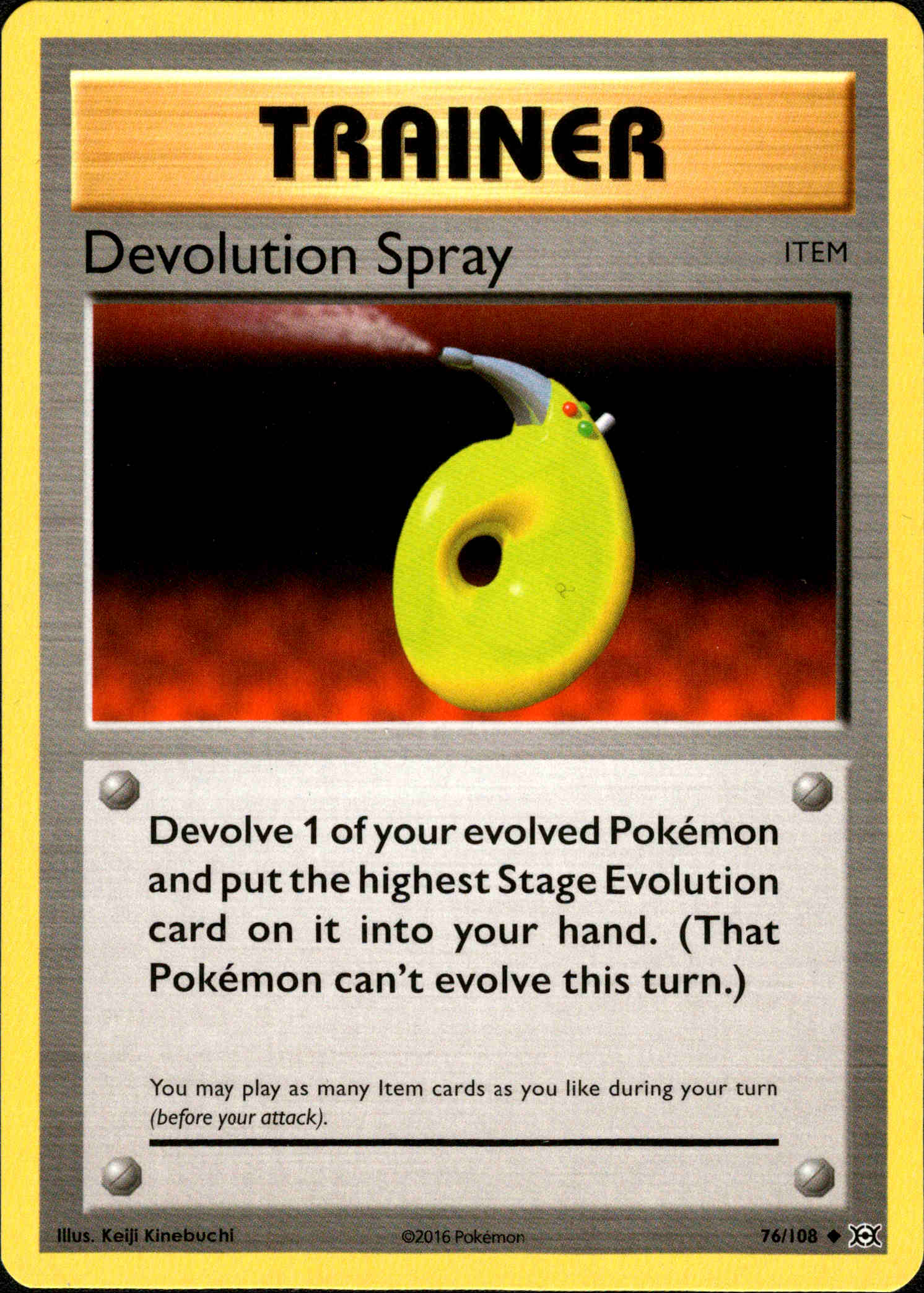 Devolution Spray - 76/108 - Evolutions - Card Cavern