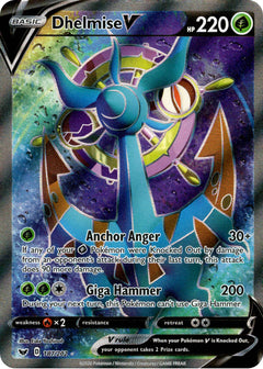 Dhelmise V Full Art - 187/202 - Sword & Shield - Holo - Card Cavern