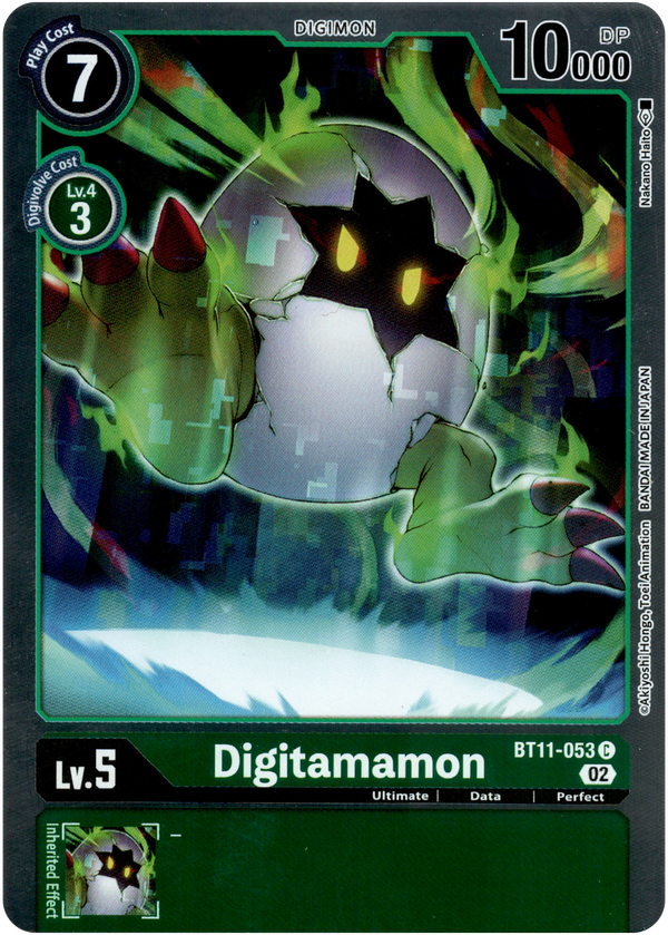 Digitamamon - BT11-053 C - Dimensional Phase - Foil - Card Cavern