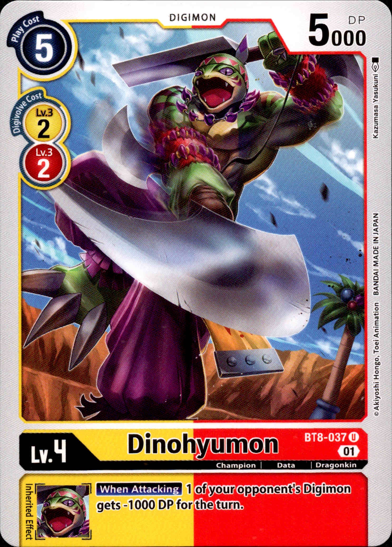 Dinohyumon - BT8-037 U - New Awakening - Card Cavern