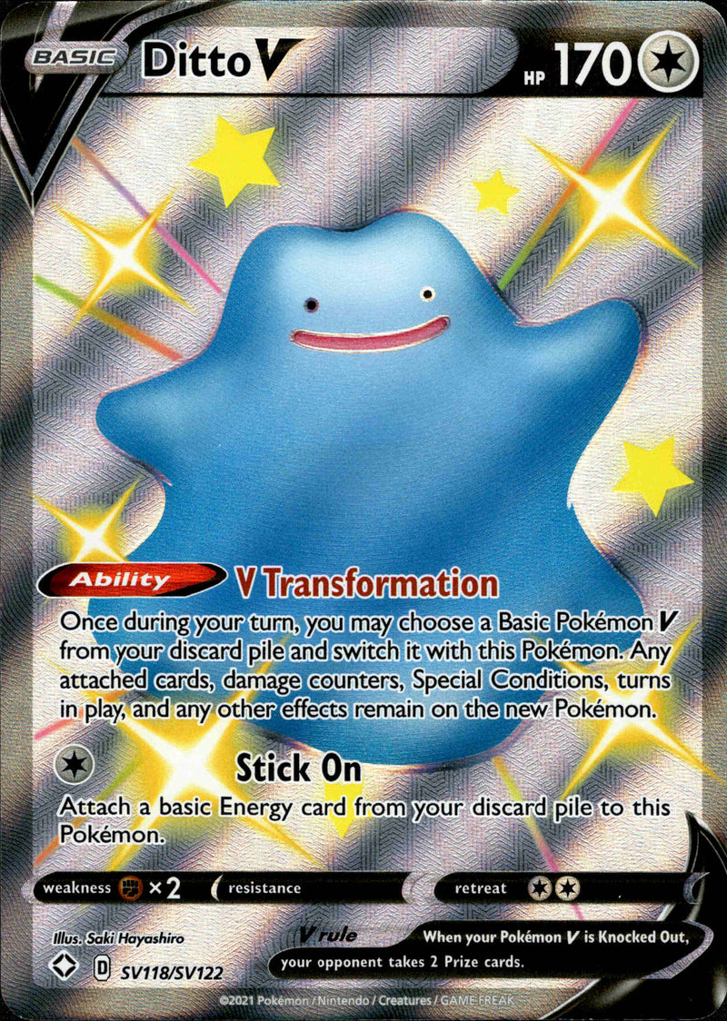 Ditto V - SV118/SV122 - Shining Fates