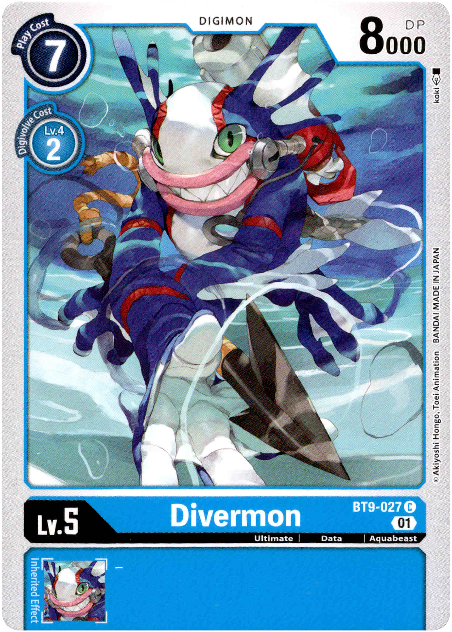 Divermon - BT9-027 C - X Record - Card Cavern