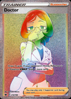 Doctor Hyper Rare - 214/198 - Chilling Reign - Holo - Card Cavern