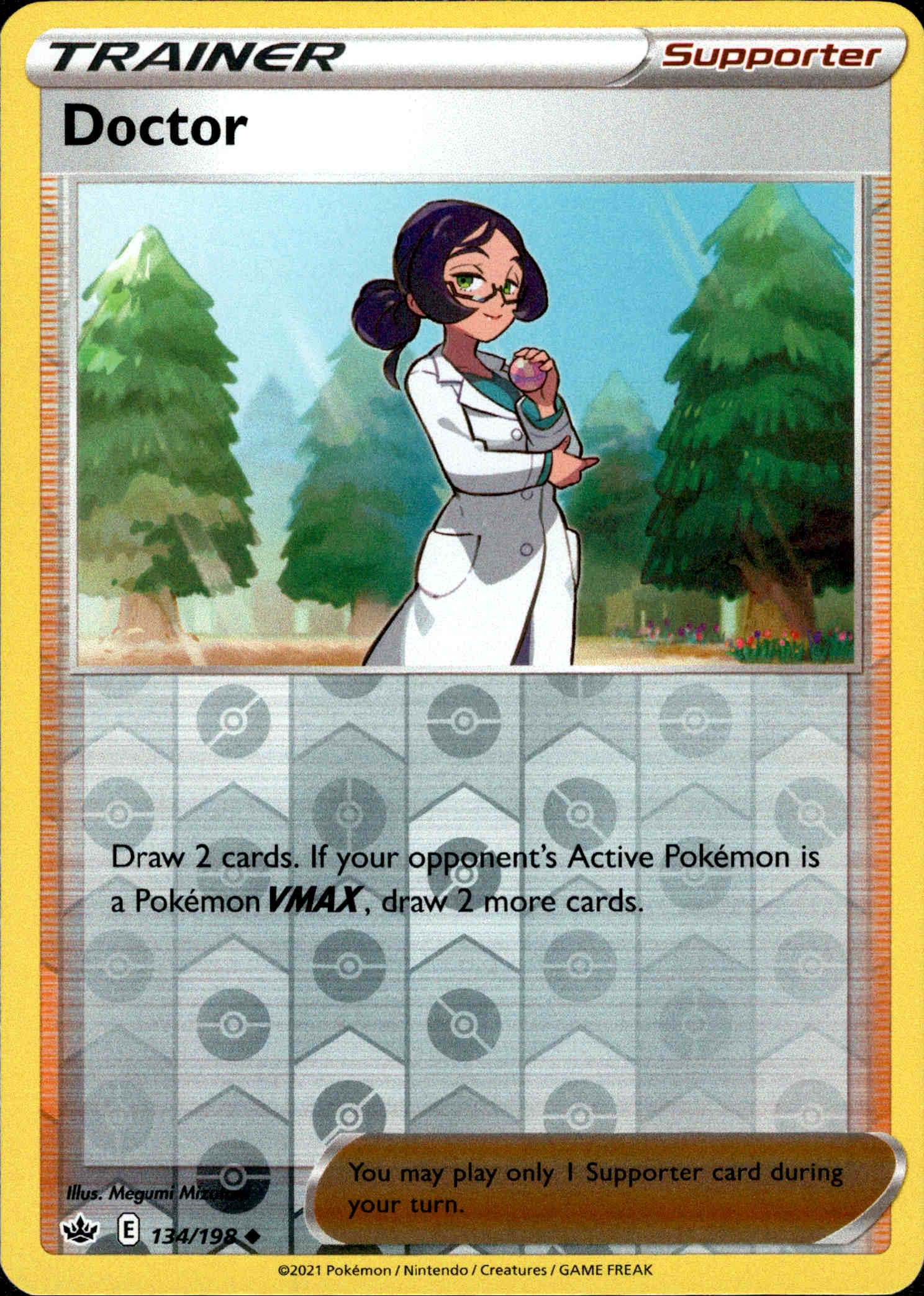 Doctor - 134/198 - Chilling Reign - Reverse Holo - Card Cavern