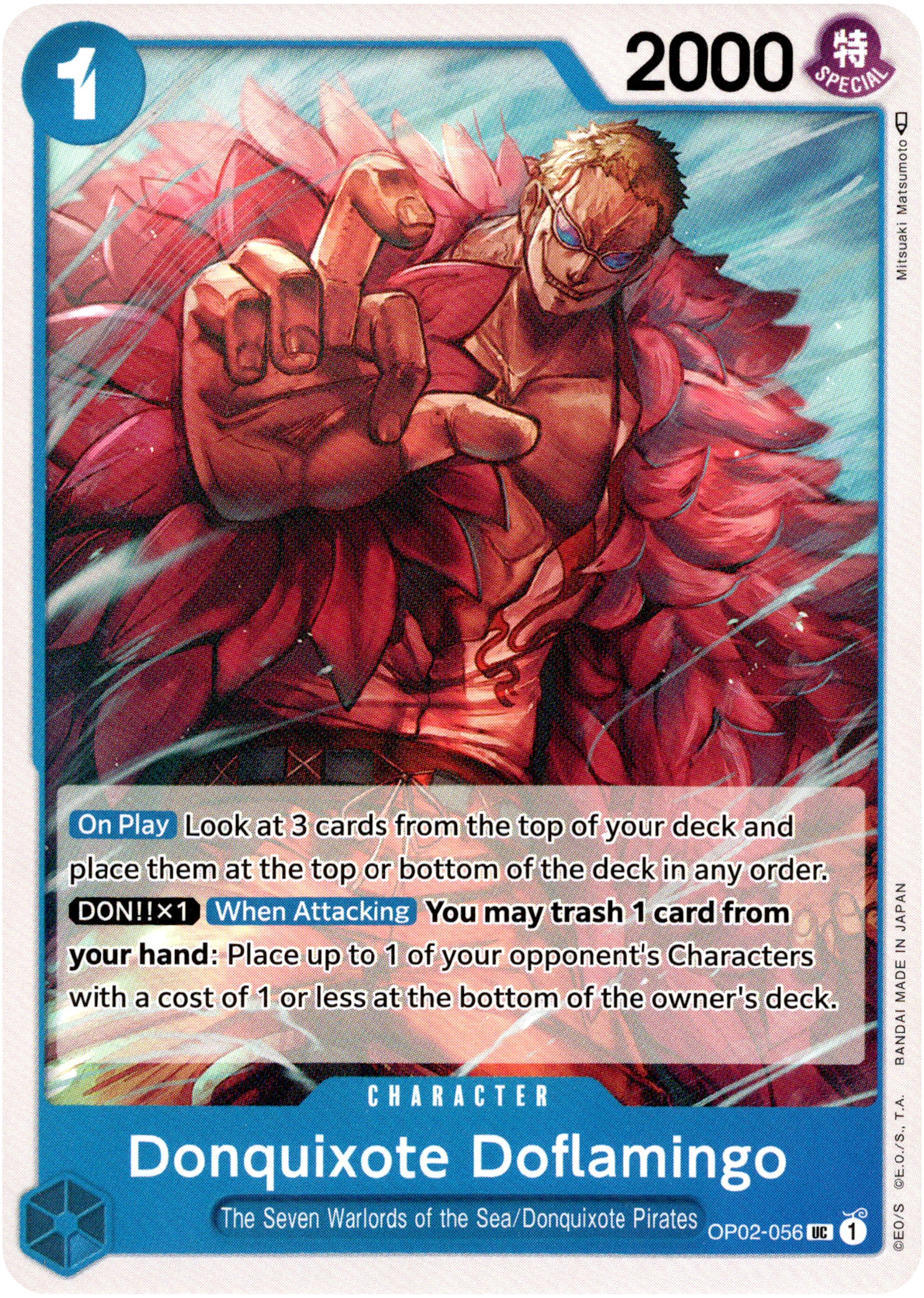 Donquixote Doflamingo - OP02-056 - Paramount War - Card Cavern