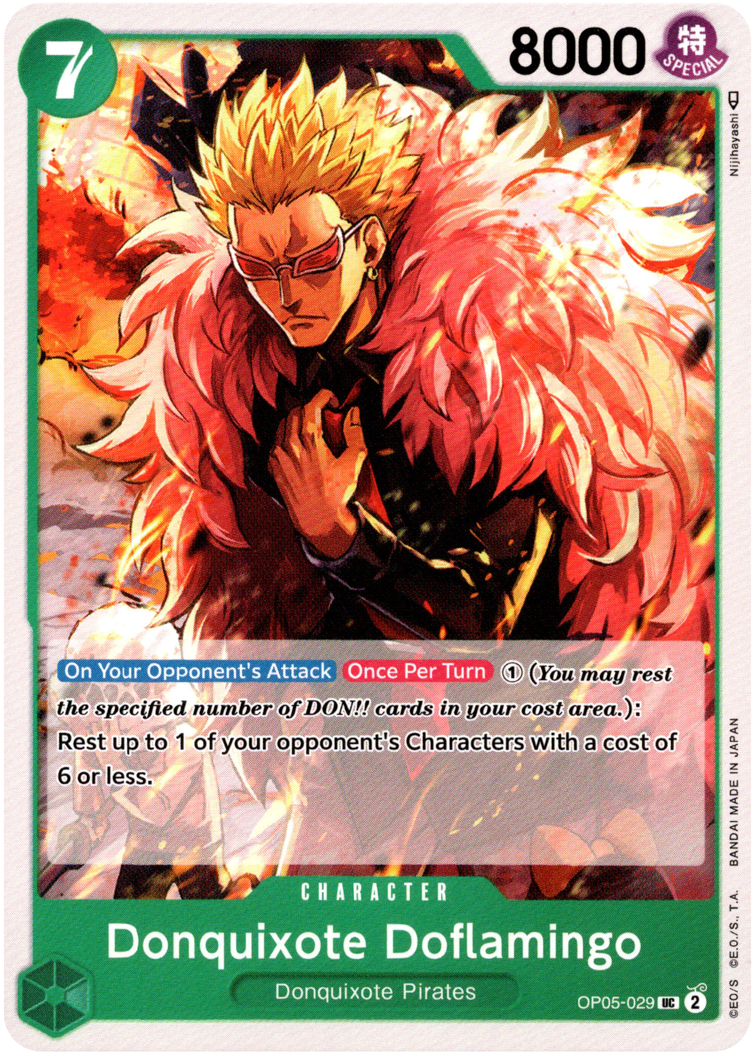 Donquixote Doflamingo - OP05-029 - Awakening of the New Era - Card Cavern