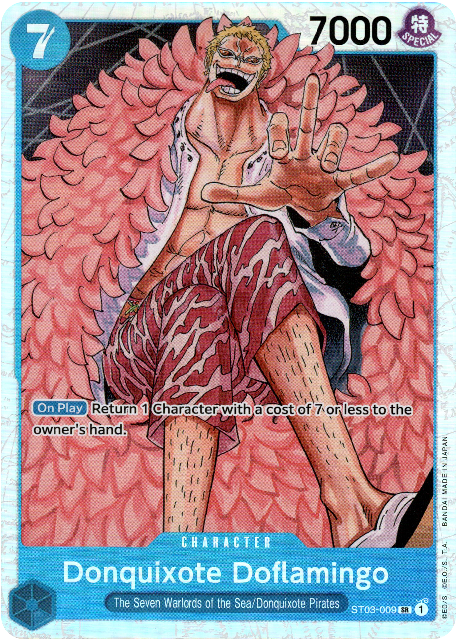 Donquixote Doflamingo - ST03-009 SR - Starter Deck - Foil - Card Cavern