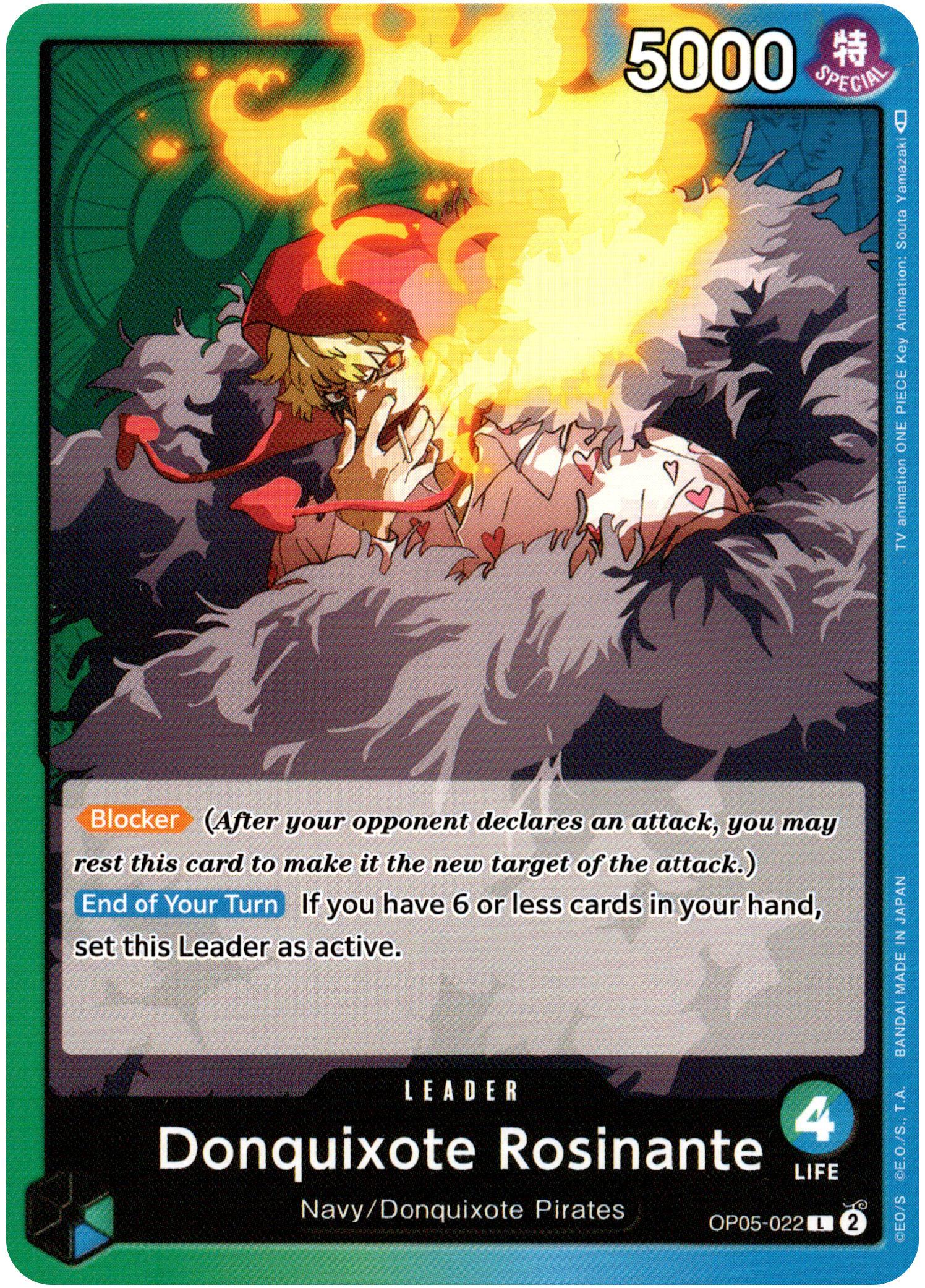 Donquixote Rosinante - OP05-022 - Awakening of the New Era - Card Cavern