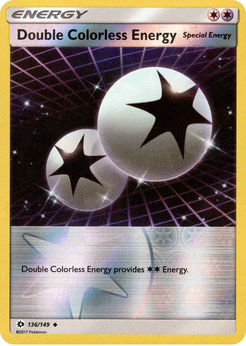Double Colorless Energy - 136/149 - Sun and Moon Base - Reverse Holo - Card Cavern