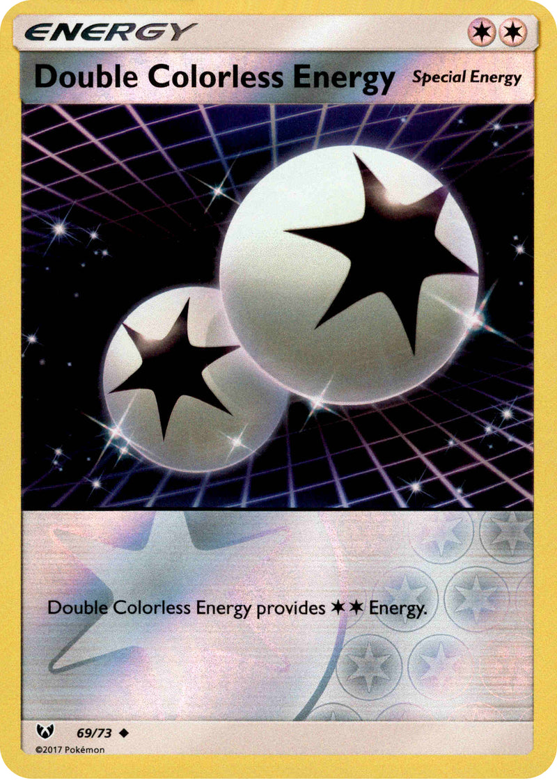 Double Colorless Energy - 69/73 - Shining Legends - Reverse Holo - Card Cavern