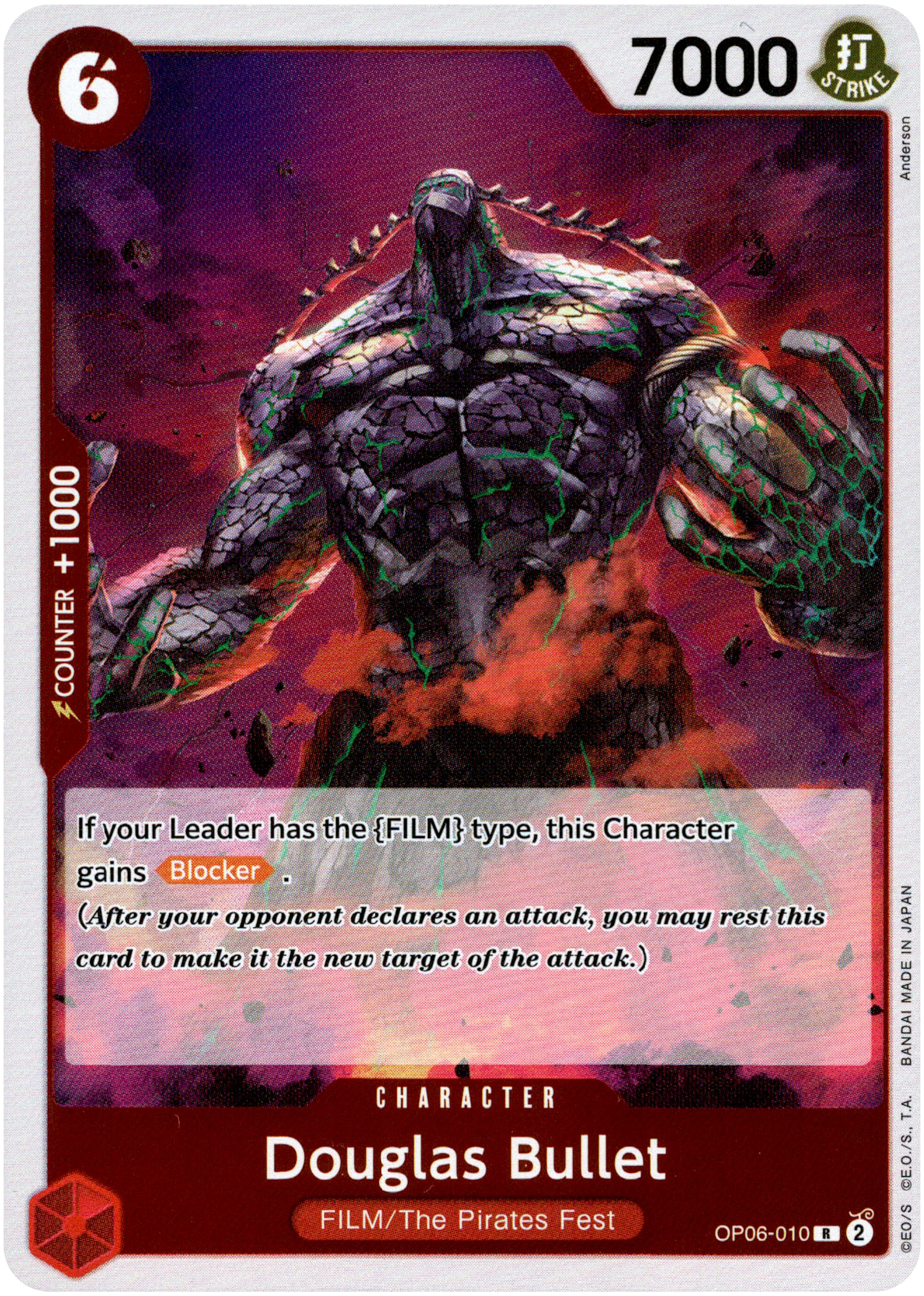 Douglas Bullet - OP06-010R - Wings of the Captain - Foil - Card Cavern