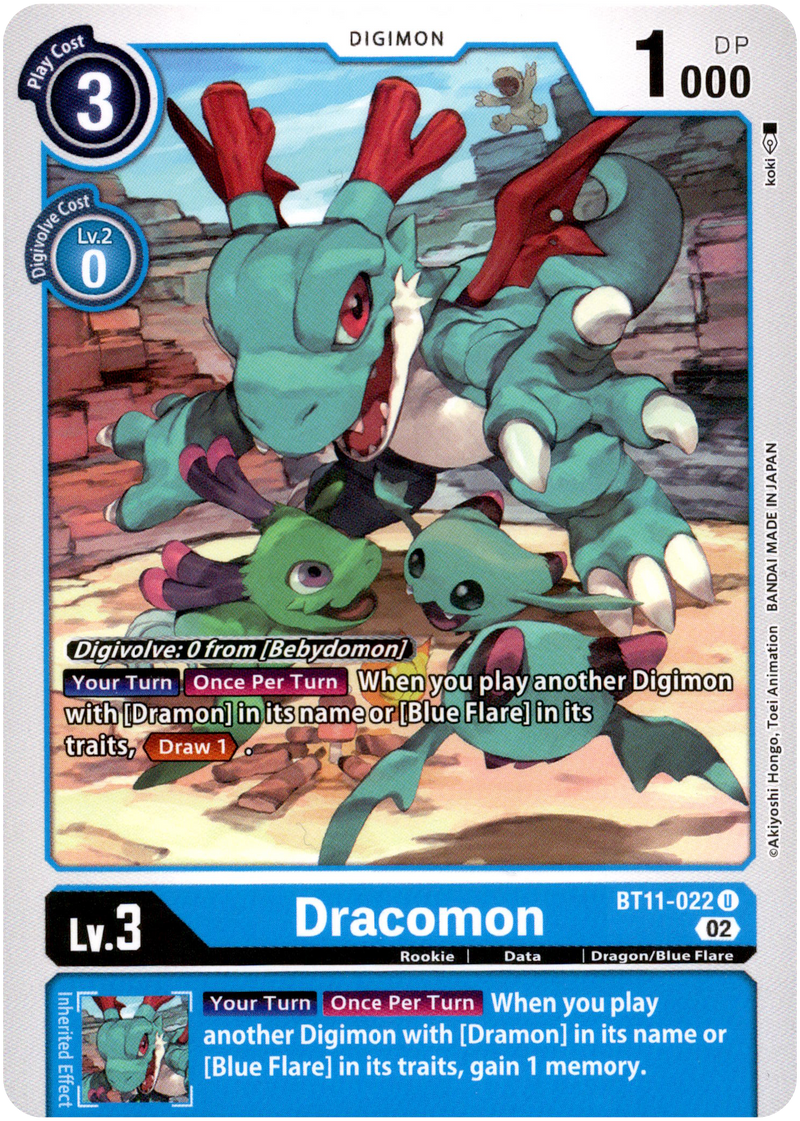 Dracomon - BT11-022 U - Dimensional Phase - Card Cavern