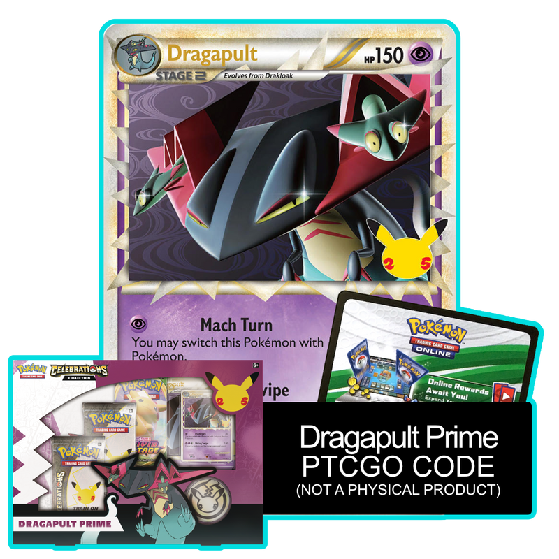 Dragapult Prime SWSH132 Pokemon TCG Live Code - Card Cavern