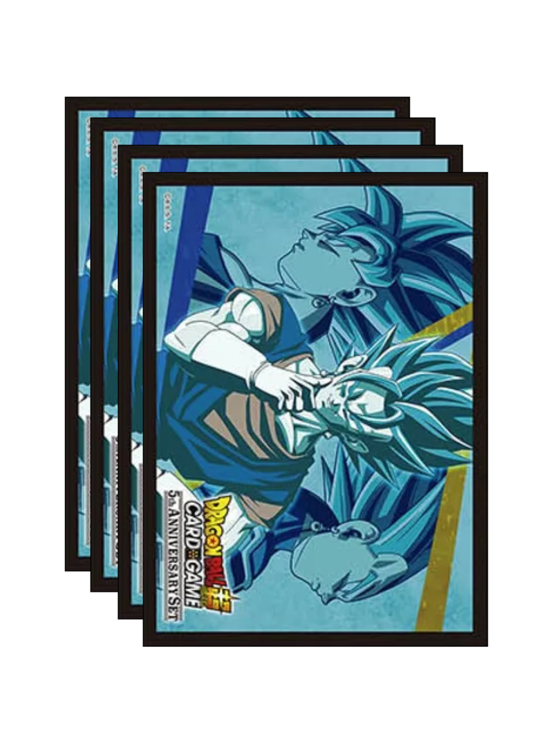 Dragon Ball Super CCG 5th Anniversary Set Card Sleeves: Vegito 66 ct. - Bandai Dragon Ball Super CCG 5th Anniversary Set Card Sleeves: Vegito 66 ct. - Bandai