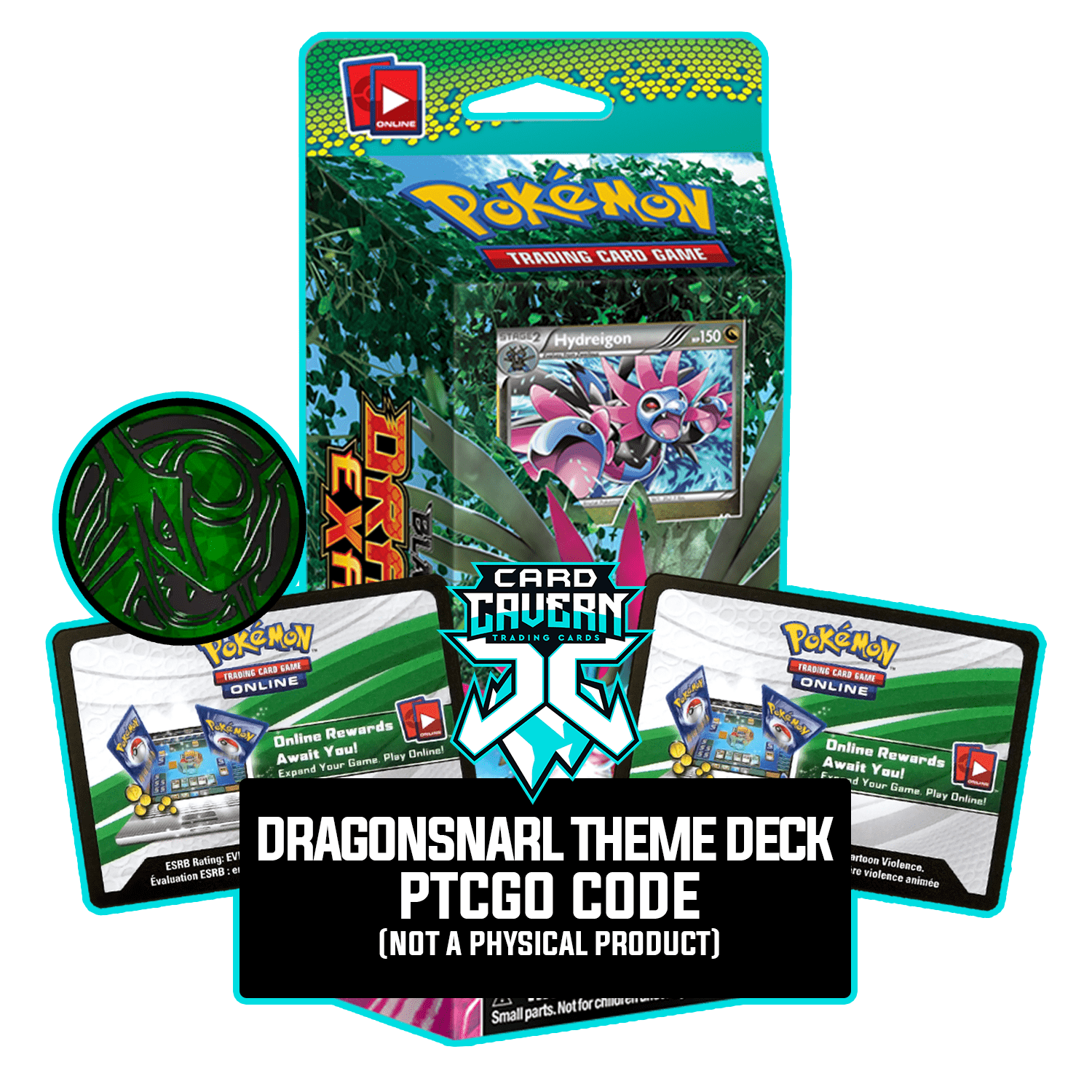 DragonSnarl Theme Deck - Dragons Exalted - PTCGO Code - Card Cavern
