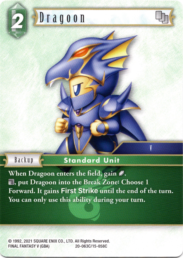 Dragoon - 20-063C/15-058C - Dawn of Heroes - Card Cavern