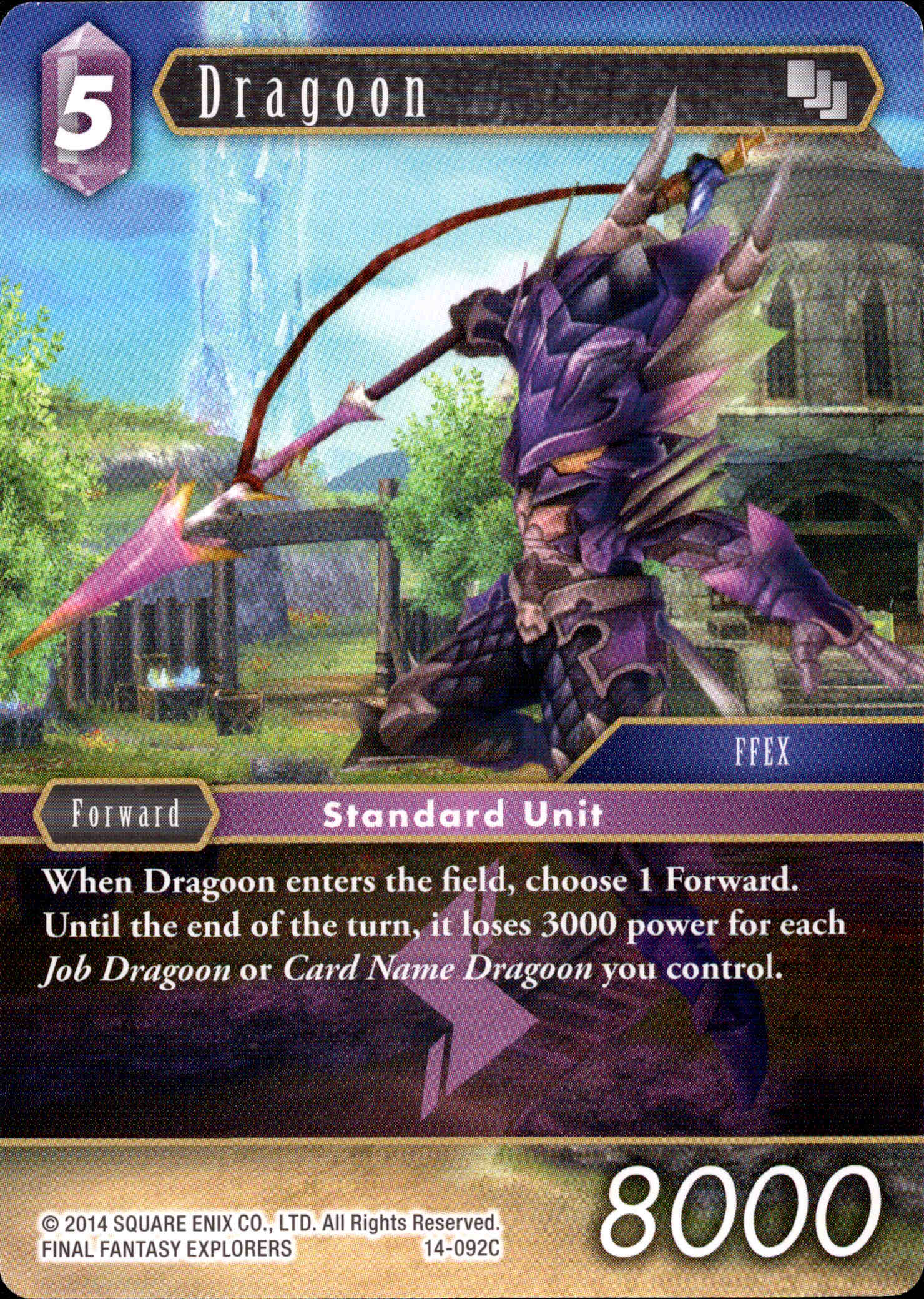 Dragoon - 14-092C - Opus XIV - Card Cavern