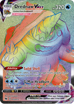 Drednaw VMAX Hyper Rare - 75/73 - Champion's Path - Holo - Card Cavern