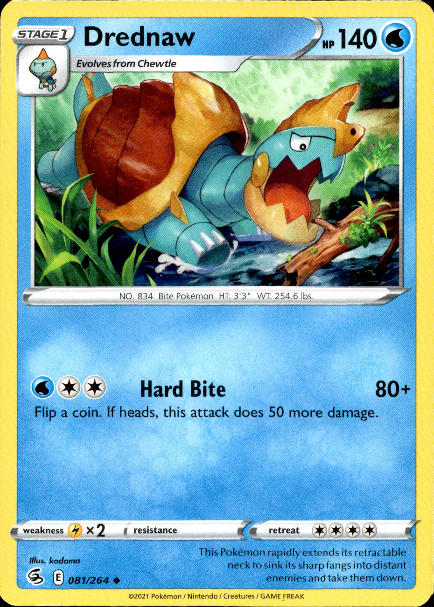 Drednaw - 081/264 - Fusion Strike - Card Cavern