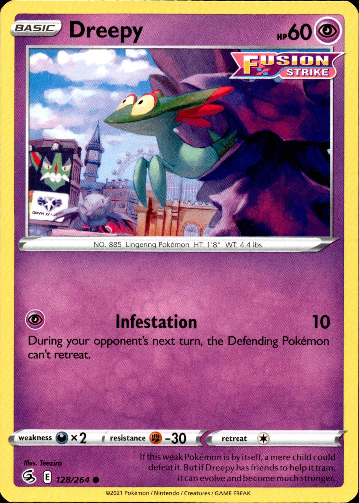 Dreepy - 128/264 - Fusion Strike - Card Cavern