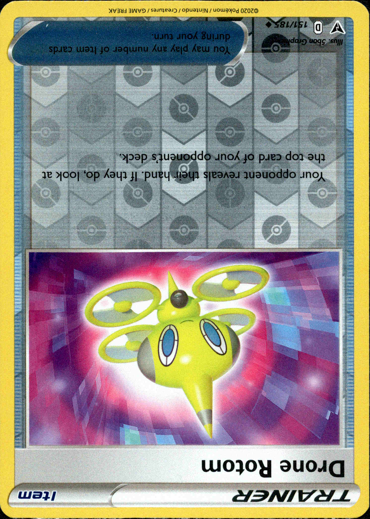 Drone Rotom - 151/185 - Vivid Voltage - Reverse Holo - Card Cavern