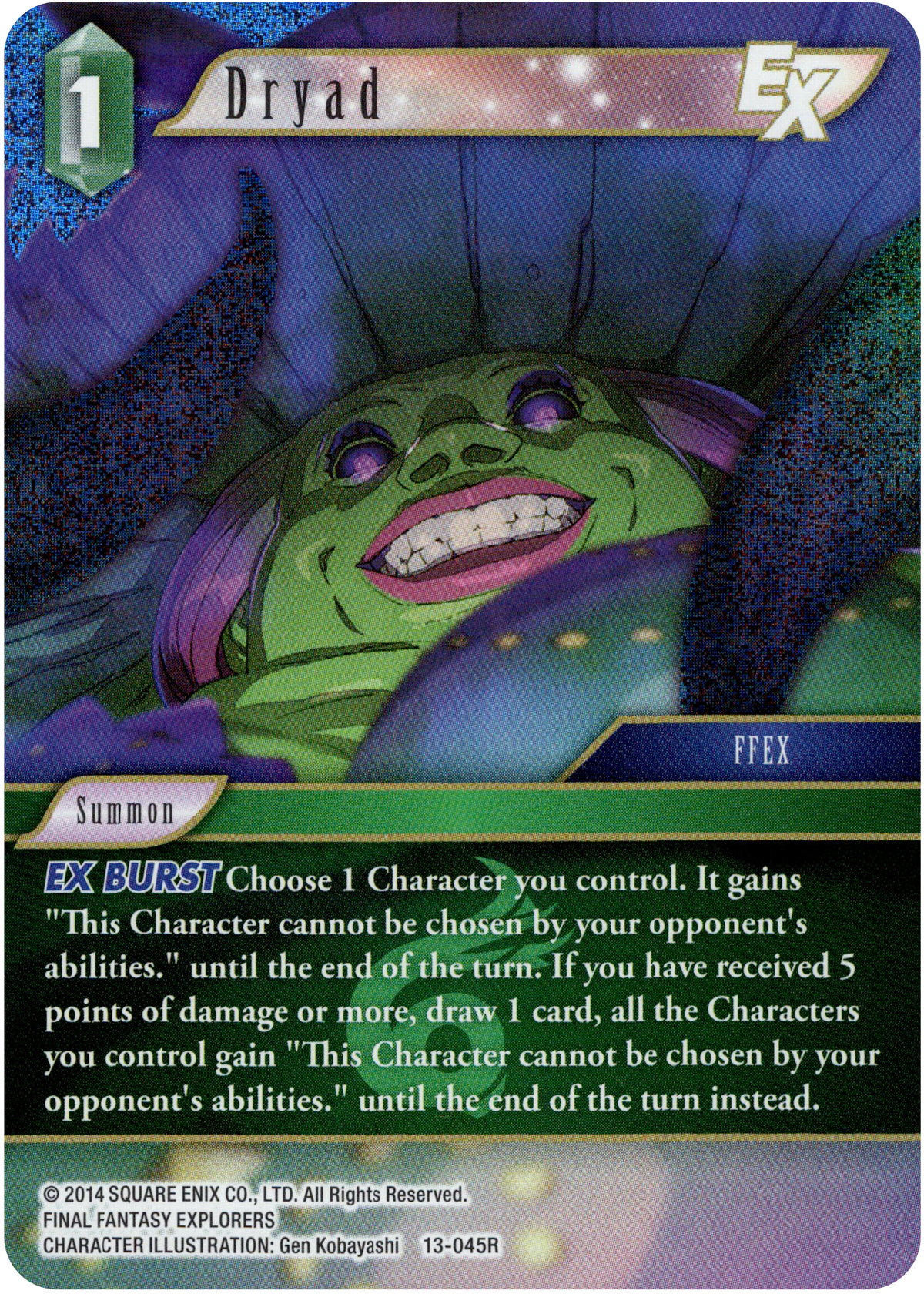 Dryad - 13-045R - Opus XIII - Foil - Card Cavern
