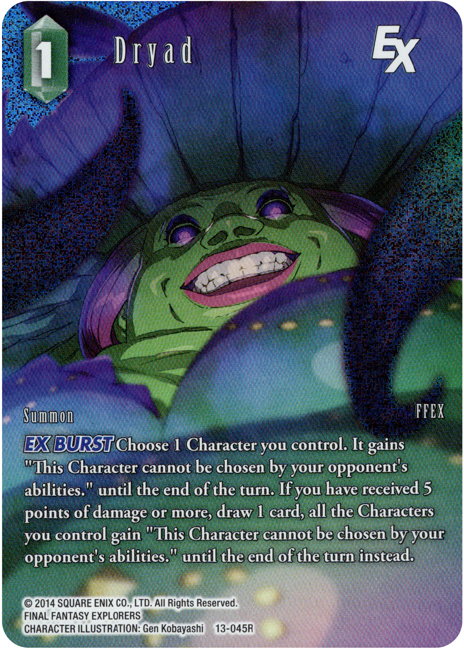 Dryad Full Art - 13-045R - Opus XIII - Card Cavern