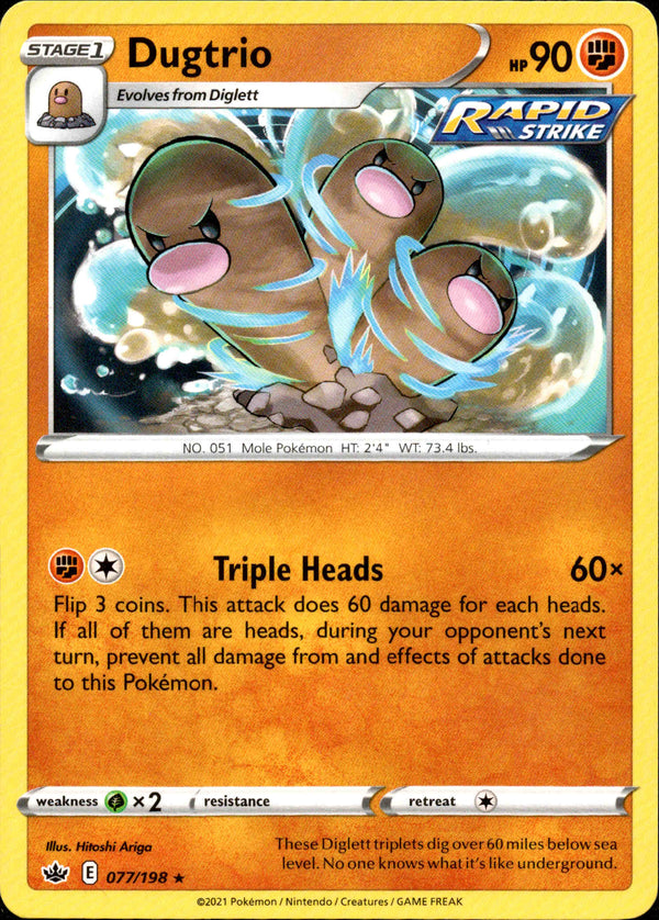 Dugtrio - 077/198 - Chilling Reign - Card Cavern