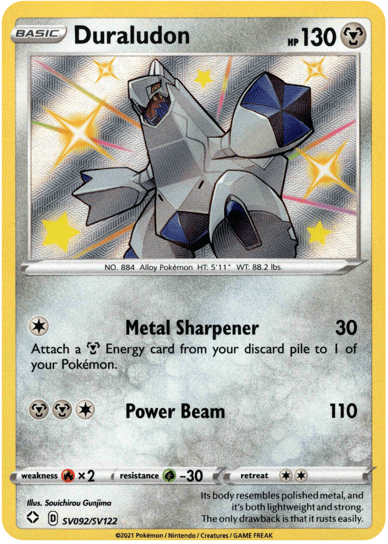 Duraludon - SV092/SV122 - Shining Fates - Holo - Card Cavern