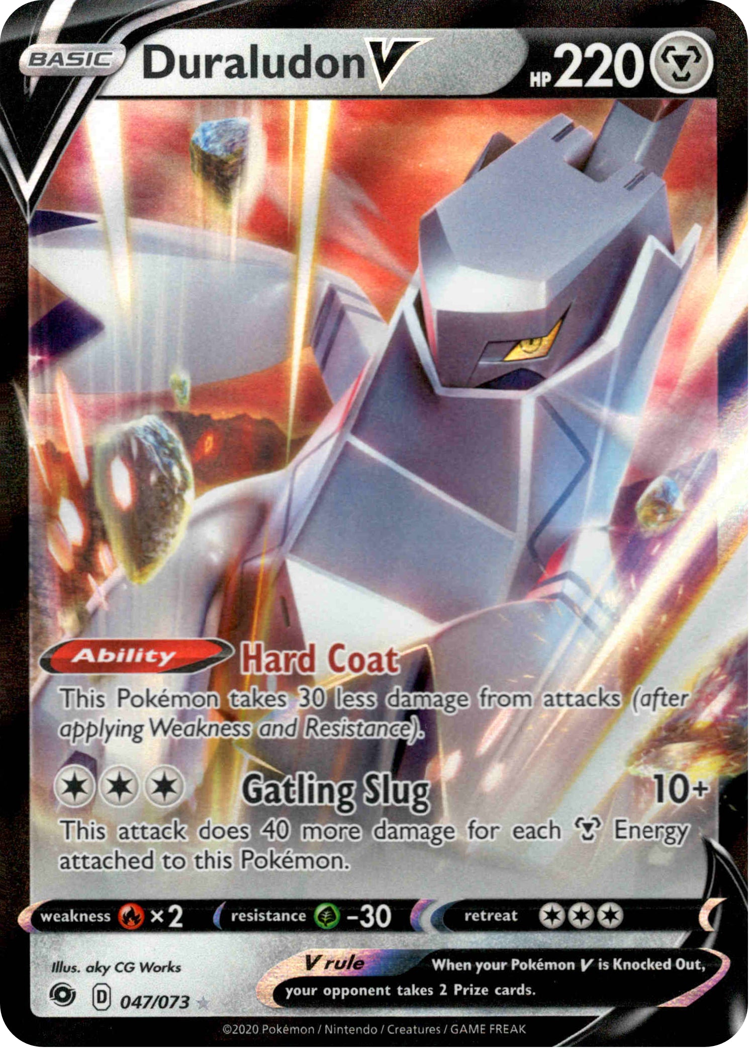 Duraludon V - 47/73 - Champion's Path - Holo - Card Cavern
