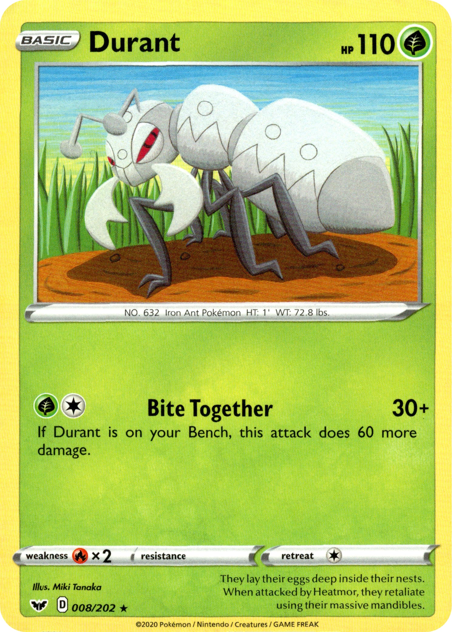 Durant - 8/202 - Sword & Shield - Card Cavern