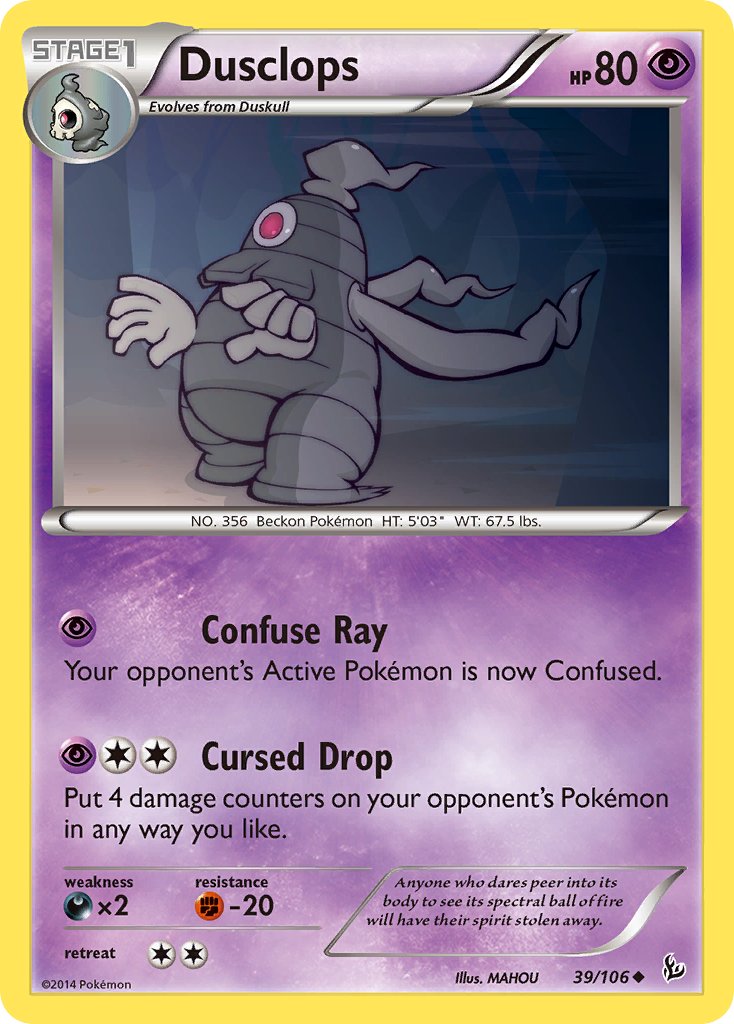 Dusclops - 39/106 - Flashfire - Card Cavern