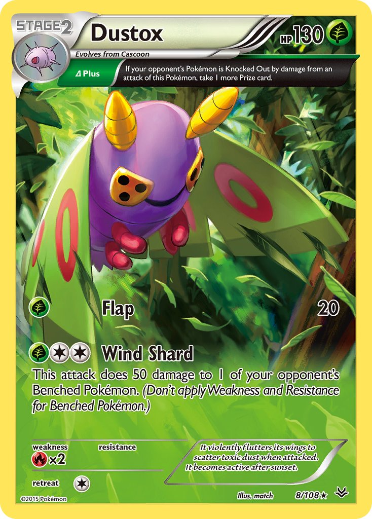 Dustox - 8/108 - Roaring Skies - Card Cavern