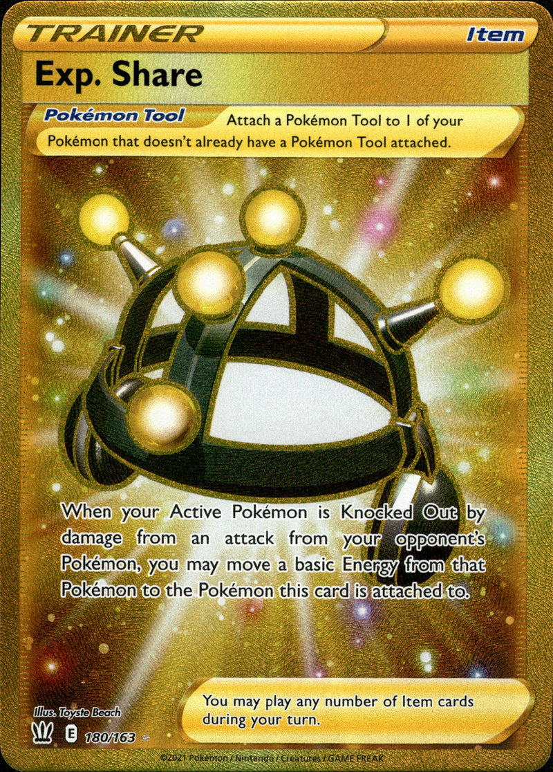 battle styles secret rare cards Exp. Share Secret Rare - 180/163 - Battle Styles