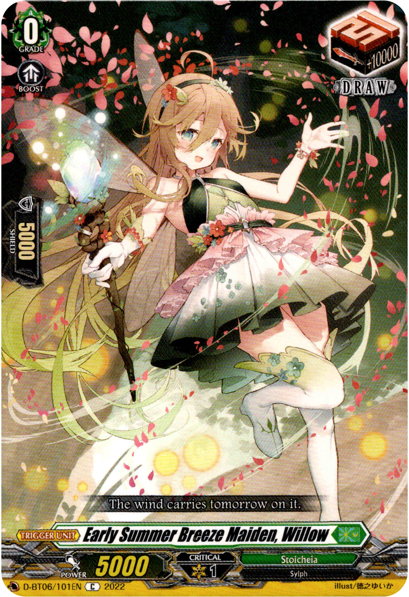 Early Summer Breeze Maiden, Willow - D-BT06/101EN - Blazing Dragon Reborn - Card Cavern