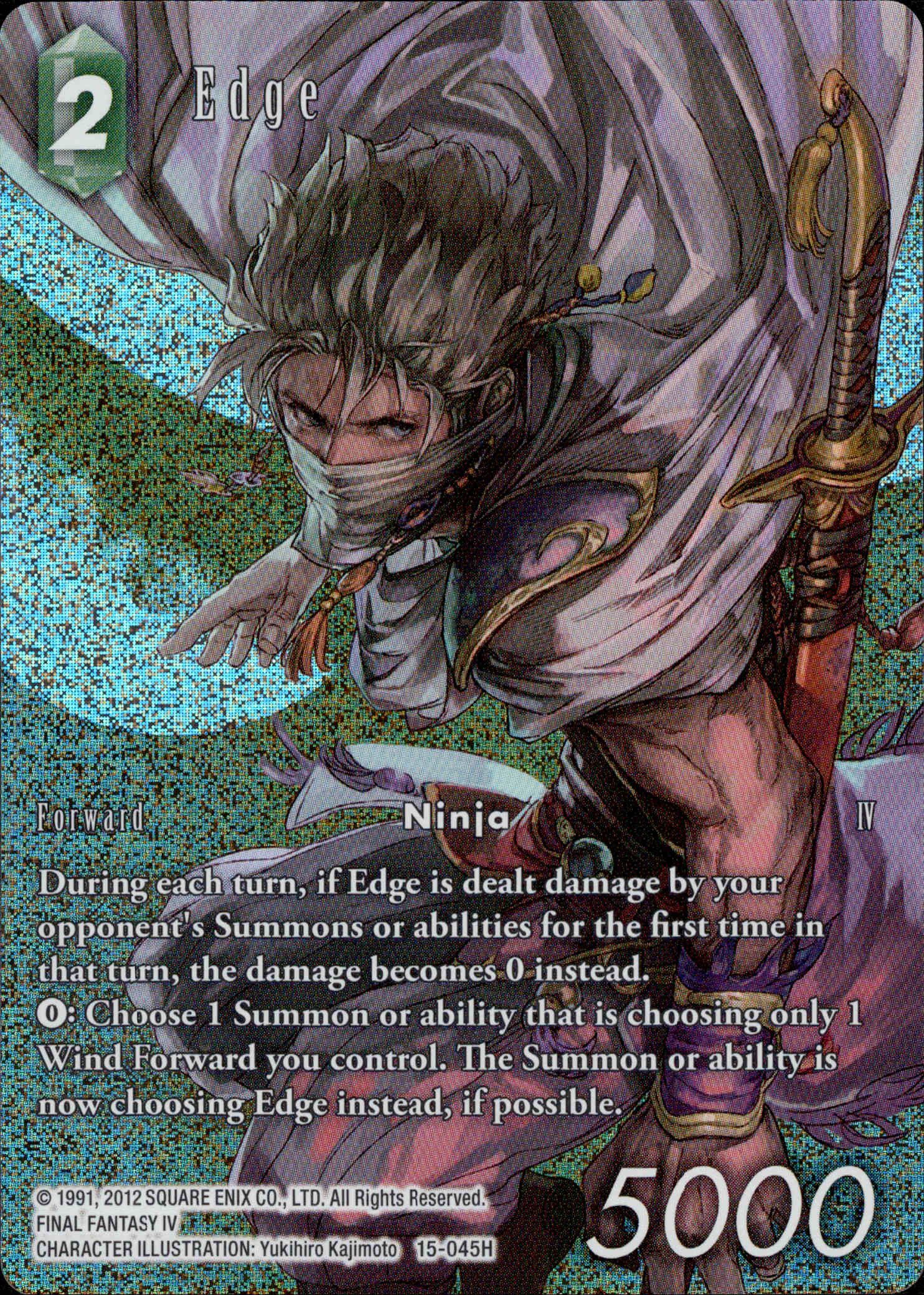Edge Full Art - 15-045H - Crystal Dominion - Foil - Card Cavern