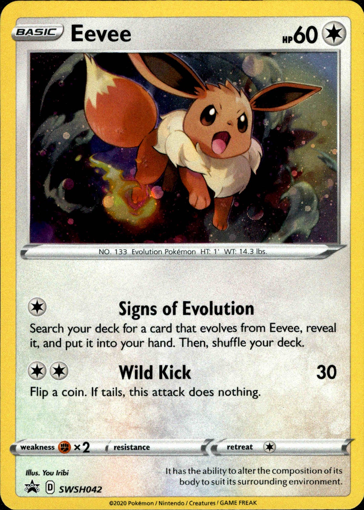 Eevee - SWSH042 - Sword & Shield Promo - Card Cavern
