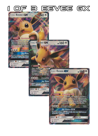 Eevee GX - Random - SM174, SM175 or SM176 - PTCGO Code - Card Cavern
